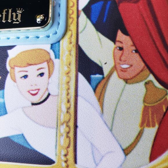 NWT LOUNGEFLY X DISNEY Cinderella Princess Scene Zip Around Wallet - Picture 10 of 12